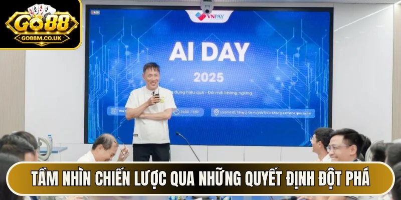 Tầm nhìn chiến lược qua những quyết định đột phá