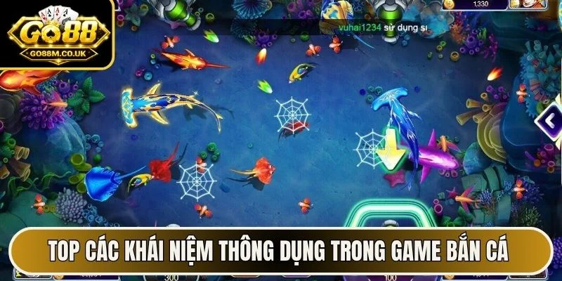 Top các khái niệm thông dụng trong game bắn cá 